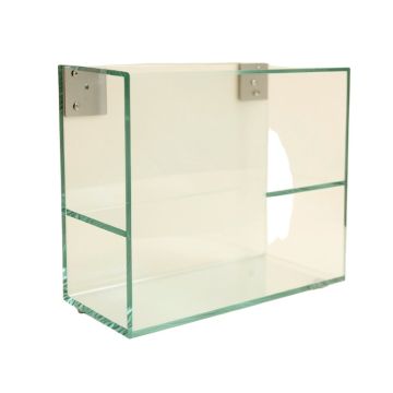 Akhlaq Glass Wall Wall Shelf
