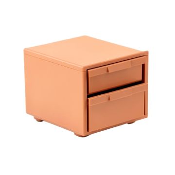 Birch Branch Small-Parts Storage Drawer Cabinet - Terracotta