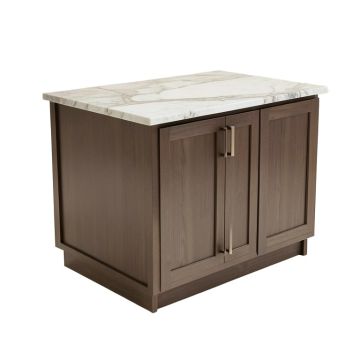 Moser Kitchen Island With Faux Marble Top