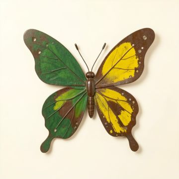 Garden Butterfly Metal Wall Decor (synthetic illustration; no displayed measurements)