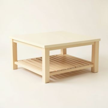 Cedar Dale Coffee Table - Cream (synthetic illustration; no displayed measurements)