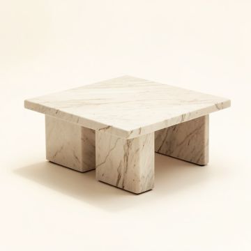 Evelyn Faux Marble Coffee Table (synthetic illustration; no displayed measurements)