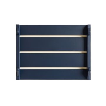 Maple Crossing Empty Wall-Mounted Tool Organizer Panel - Navy