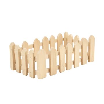 Cristiana 1:48 O Gauge Wood Picket Fence Model Train Display Accessory Outdoor Fairy Garden