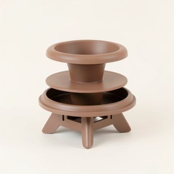Three Door Flower Plant Stand (synthetic illustration; no displayed measurements)