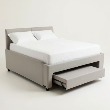 Ashpreet Twin Standard Bed With Trundle (synthetic illustration; no displayed measurements)