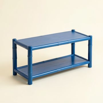 Dune Crossing Indoor Bench - Blue (synthetic illustration; no displayed measurements)