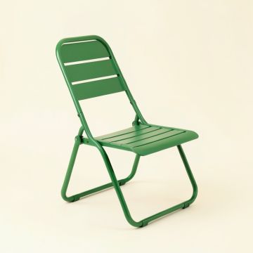 Hill Canyon Folding Outdoor Chair - Green (synthetic illustration; no displayed measurements)