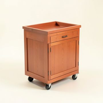 Ridge Canyon Empty Rolling Workshop Cart - Terracotta (synthetic illustration; no displayed measurements)