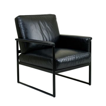 Sahil 31.5 '' Wide Top Grain Leather Convertible Chair