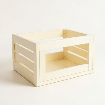 Glen Dell Empty Furniture-Style Pet Crate - Cream (synthetic illustration; no displayed measurements)
