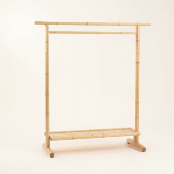 Hazel Branch Empty Garment Rack - Beige (synthetic illustration; no displayed measurements)