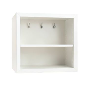 River Bend Empty Mug-Storage Cabinet Insert - White