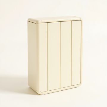 Birch Branch Narrow Outdoor Storage Bench - Cream (synthetic illustration; no displayed measurements)