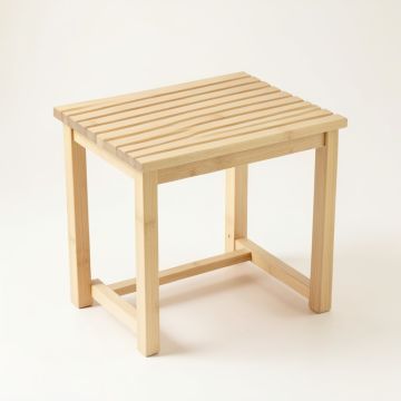 Summit Crossing Compact Balcony Table - Beige (synthetic illustration; no displayed measurements)