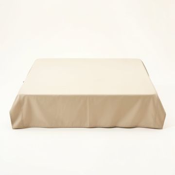 Cedar Crest Flat Bed Sheet - Beige (synthetic illustration; no displayed measurements)
