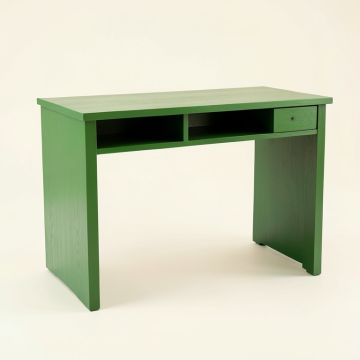 Maple Arc Writing Desk (synthetic illustration; no displayed measurements)