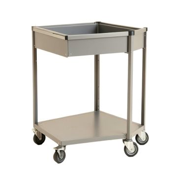 Rowan Dale Empty Rolling Workshop Cart - Gray