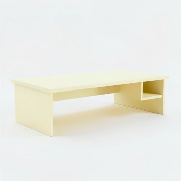 Sage Branch Desktop Monitor Riser - Cream (synthetic illustration; no displayed measurements)