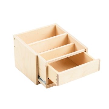 Birch Bluff Empty Coffee-Station Organizer - Ivory