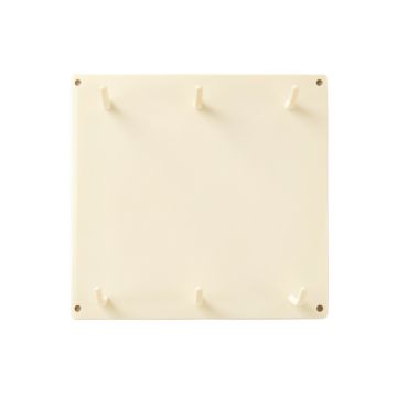 Stone Bluff Empty Wall-Mounted Tool Organizer Panel - Cream