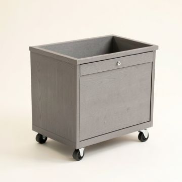 Wren Brook Empty Rolling Workshop Cart - Gray (synthetic illustration; no displayed measurements)