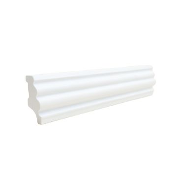 Pvc Decorative Wainscot Cap 3 '' H X 96 '' W X 1 '' D Moulding