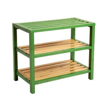 Dawn Dale Shoe Storage Bench - Green