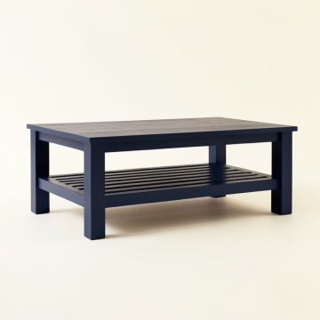 Flint Crossing Coffee Table - Navy (synthetic illustration; no displayed measurements)