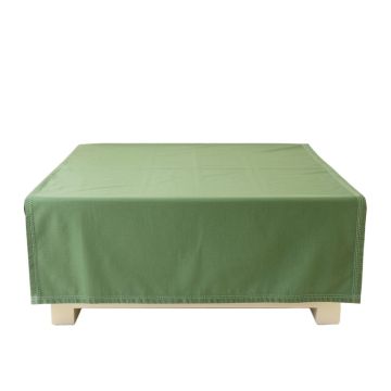 Olive Edge Flat Bed Sheet - Green