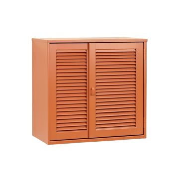 Laurel Dell Wall-Mounted Entry Cabinet - Terracotta