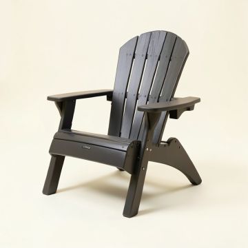 Classic Plastic Folding Adirondack Chair (synthetic illustration; no displayed measurements)