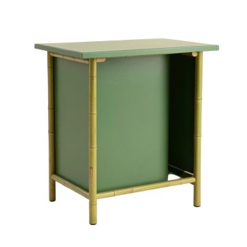 Hazel Dale Freestanding Laundry Folding Counter - Green