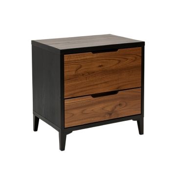 Jefferey 2 Drawer Nightstand