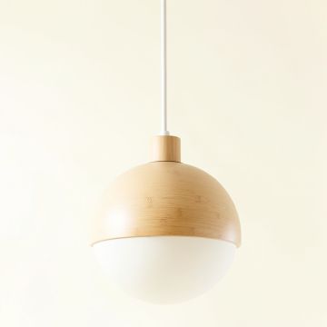 Dune Crossing Pendant Light Suspended From One Plain Cable - White (synthetic illustration; no displayed measurements)