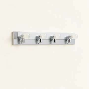 Catharina 4-Light Dimmable Chrome Vanity Light (synthetic illustration; no displayed measurements)