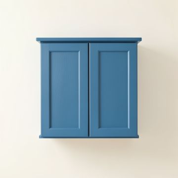 Birch Bluff Wall-Mounted Laundry Cabinet - Blue (synthetic illustration; no displayed measurements)