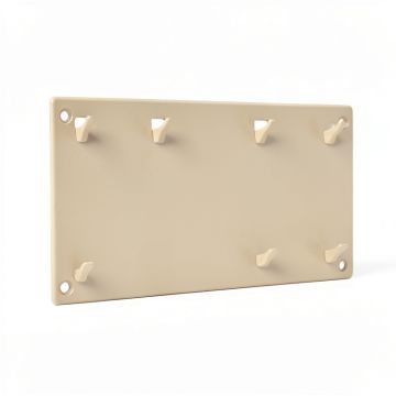 Oak Dale Empty Wall-Mounted Tool Organizer Panel - Beige (synthetic illustration; no displayed measurements)