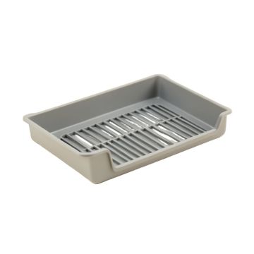 Juniper Dale Empty Under-Desk Cable Tray - Gray