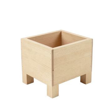 Pine Bridge Empty Raised Planter - Beige