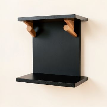 Laurel Arc Wall-Mounted Entryway Organizer Shelf (synthetic illustration; no displayed measurements)