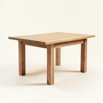 Evendale Solid Wood Dining Table (synthetic illustration; no displayed measurements)