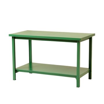 Birch Crossing Empty Workshop Workbench - Green
