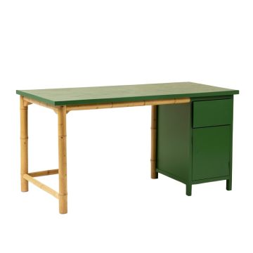 Olive Bridge Empty Workshop Workbench - Green