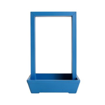 Slate Crest Empty Vertical Garden Frame - Blue