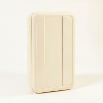 Elm Bend Narrow Outdoor Storage Bench - Cream (synthetic illustration; no displayed measurements)