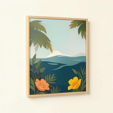 Lagoon - Graphic Print (synthetic illustration; no displayed measurements)