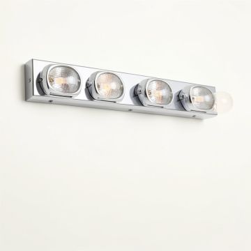 4-Light Chrome Vanity Light (synthetic illustration; no displayed measurements)