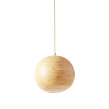 Cove Crest Pendant Light Suspended From One Plain Cable - Beige (synthetic illustration; no displayed measurements)