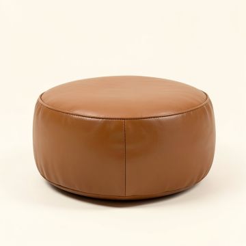 Fossen 17.3 '' Round Pouf (synthetic illustration; no displayed measurements)